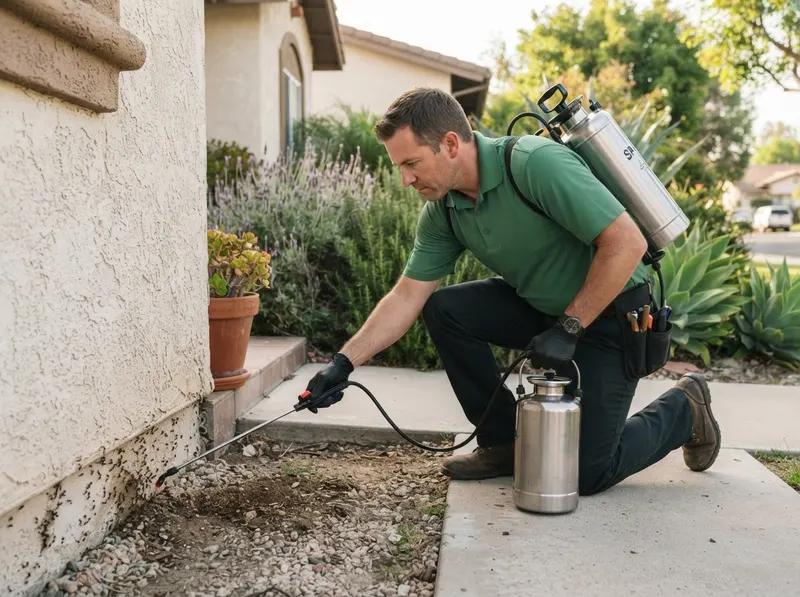 Argentine Ant Colony Perimeter Defense in Riverside, CA