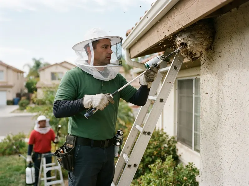Exterior Wasp and Yellowjacket Nest Removal in Riverside, CA